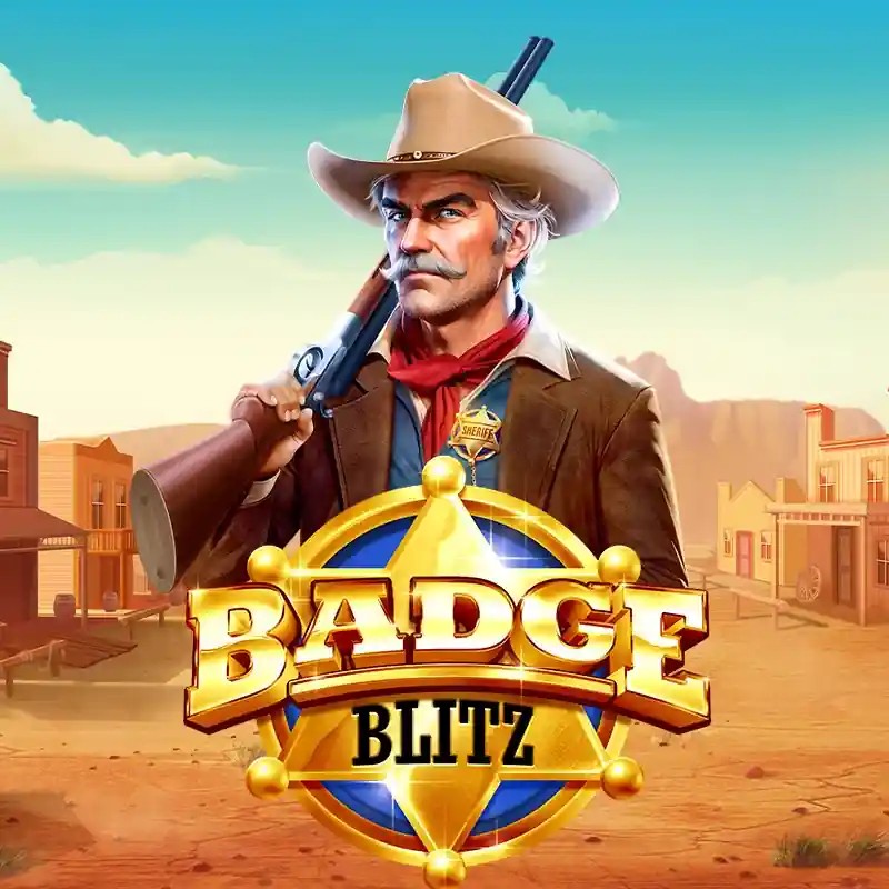 Badge Blitz logo by Pragmatic Play Corgibet Casino