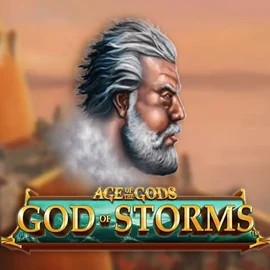 Age Of The Gods: God of Storms slot visual from Playtech available on corgibett.ca