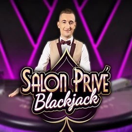 Blackjack Salon Privé slot visual from Ezugi available on corgibett.ca