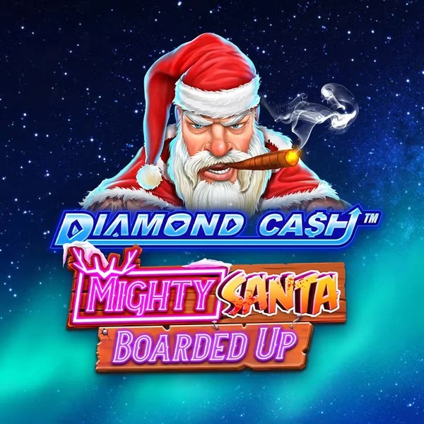 Diamond Cash Mighty Santa Boarded Up game by Greentube – logo hosted on Corgibet Casino