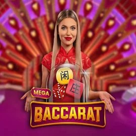 Mega Baccarat logo – Live Casino by Pragmatic Play at Corgibet Casino