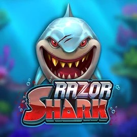 Official Slots logo: Razor Shark by Push Gaming at Corgibet Casino