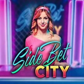 Side Bet City slot logo by Evolution at Corgibet Casino